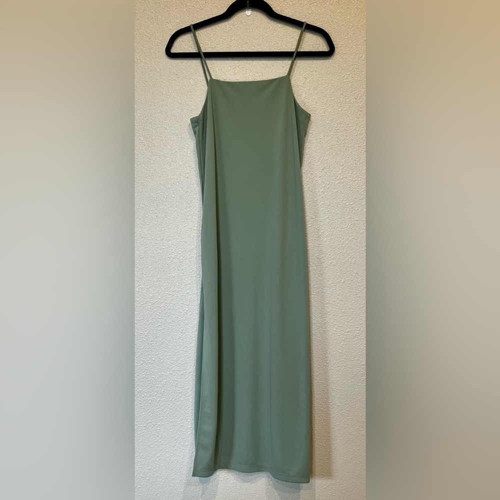 H&M Sage Green Maxi Dress